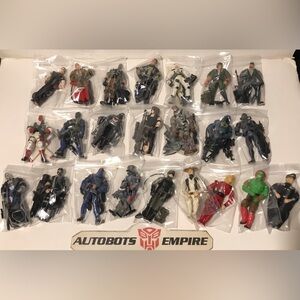 Vintage 23 Hasbro GI JOE VS COBRA Snake Eyes Storm Shadow Destro Zartan Bison x